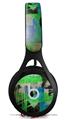 WraptorSkinz Skin Decal Wrap compatible with Beats EP Headphones Green Graffiti Grunge Skin Only HEADPHONES NOT INCLUDED