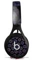 WraptorSkinz Skin Decal Wrap compatible with Beats EP Headphones Purple And Black Lips Skin Only HEADPHONES NOT INCLUDED