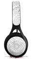 WraptorSkinz Skin Decal Wrap compatible with Beats EP Headphones Fall Black On White Skin Only HEADPHONES NOT INCLUDED