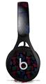 WraptorSkinz Skin Decal Wrap compatible with Beats EP Headphones Floating Coral Black Skin Only HEADPHONES NOT INCLUDED