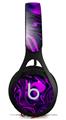 WraptorSkinz Skin Decal Wrap compatible with Beats EP Headphones Liquid Metal Chrome Purple Skin Only HEADPHONES NOT INCLUDED
