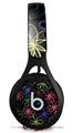 WraptorSkinz Skin Decal Wrap compatible with Beats EP Headphones Kearas Flowers on Black Skin Only HEADPHONES NOT INCLUDED