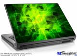 Laptop Skin (Medium) - Cubic Shards Green