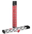Skin Decal Wrap 2 Pack for Juul Vapes Paper Planes Coral JUUL NOT INCLUDED