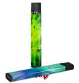 Skin Decal Wrap 2 Pack for Juul Vapes Cubic Shards Green JUUL NOT INCLUDED