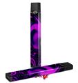 Skin Decal Wrap 2 Pack compatible with Juul Vapes Liquid Metal Chrome Purple JUUL NOT INCLUDED