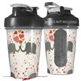 Decal Style Skin Wrap works with Blender Bottle 20oz Elephant Love (BOTTLE NOT INCLUDED)