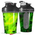 Decal Style Skin Wrap works with Blender Bottle 20oz Cubic Shards Green (BOTTLE NOT INCLUDED)