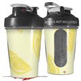 Decal Style Skin Wrap works with Blender Bottle 20oz Lemons Yellow (BOTTLE NOT INCLUDED)
