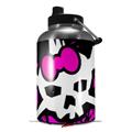 Skin Decal Wrap for 2017 RTIC One Gallon Jug Punk Skull Princess (Jug NOT INCLUDED) by WraptorSkinz