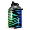 Skin Decal Wrap for 2017 RTIC One Gallon Jug Rainbow Zebra (Jug NOT INCLUDED) by WraptorSkinz
