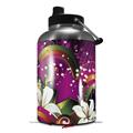 Skin Decal Wrap for 2017 RTIC One Gallon Jug Grungy Flower Bouquet (Jug NOT INCLUDED) by WraptorSkinz