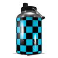 Skin Decal Wrap for 2017 RTIC One Gallon Jug Checkers Blue (Jug NOT INCLUDED) by WraptorSkinz