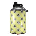 Skin Decal Wrap for 2017 RTIC One Gallon Jug Kearas Daisies Yellow (Jug NOT INCLUDED) by WraptorSkinz