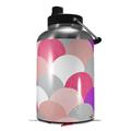 Skin Decal Wrap for 2017 RTIC One Gallon Jug Brushed Circles Pink (Jug NOT INCLUDED) by WraptorSkinz