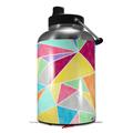 Skin Decal Wrap for 2017 RTIC One Gallon Jug Brushed Geometric (Jug NOT INCLUDED) by WraptorSkinz