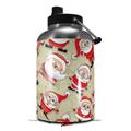 Skin Decal Wrap for 2017 RTIC One Gallon Jug Lots of Santas (Jug NOT INCLUDED) by WraptorSkinz