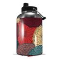 Skin Decal Wrap for 2017 RTIC One Gallon Jug Flowers Pattern 04 (Jug NOT INCLUDED) by WraptorSkinz