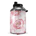 Skin Decal Wrap for 2017 RTIC One Gallon Jug Flowers Pattern Roses 13 (Jug NOT INCLUDED) by WraptorSkinz