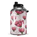 Skin Decal Wrap for 2017 RTIC One Gallon Jug Flowers Pattern 16 (Jug NOT INCLUDED) by WraptorSkinz