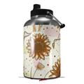 Skin Decal Wrap for 2017 RTIC One Gallon Jug Flowers Pattern 19 (Jug NOT INCLUDED) by WraptorSkinz