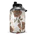 Skin Decal Wrap for 2017 RTIC One Gallon Jug Flowers Pattern Roses 20 (Jug NOT INCLUDED) by WraptorSkinz