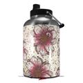 Skin Decal Wrap for 2017 RTIC One Gallon Jug Flowers Pattern 23 (Jug NOT INCLUDED) by WraptorSkinz