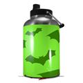 Skin Decal Wrap for 2017 RTIC One Gallon Jug Deathrock Bats Green (Jug NOT INCLUDED) by WraptorSkinz