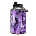 Skin Decal Wrap for 2017 RTIC One Gallon Jug Scene Kid Sketches Purple (Jug NOT INCLUDED) by WraptorSkinz