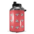 Skin Decal Wrap for 2017 RTIC One Gallon Jug Paper Planes Coral (Jug NOT INCLUDED) by WraptorSkinz
