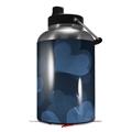 Skin Decal Wrap for 2017 RTIC One Gallon Jug Bokeh Hearts Blue (Jug NOT INCLUDED) by WraptorSkinz