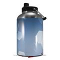 Skin Decal Wrap for 2017 RTIC One Gallon Jug Bokeh Hex Blue (Jug NOT INCLUDED) by WraptorSkinz