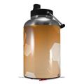 Skin Decal Wrap for 2017 RTIC One Gallon Jug Bokeh Hex Orange (Jug NOT INCLUDED) by WraptorSkinz