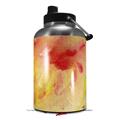 Skin Decal Wrap for 2017 RTIC One Gallon Jug Painting Yellow Splash (Jug NOT INCLUDED) by WraptorSkinz
