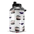Skin Decal Wrap for 2017 RTIC One Gallon Jug Face Dark Purple (Jug NOT INCLUDED) by WraptorSkinz