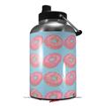 Skin Decal Wrap for 2017 RTIC One Gallon Jug Donuts Blue (Jug NOT INCLUDED) by WraptorSkinz