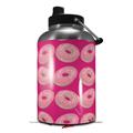 Skin Decal Wrap for 2017 RTIC One Gallon Jug Donuts Hot Pink Fuchsia (Jug NOT INCLUDED) by WraptorSkinz