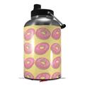 Skin Decal Wrap for 2017 RTIC One Gallon Jug Donuts Yellow (Jug NOT INCLUDED) by WraptorSkinz