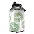 Skin Decal Wrap for 2017 RTIC One Gallon Jug Green Lips (Jug NOT INCLUDED) by WraptorSkinz
