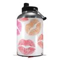 Skin Decal Wrap for 2017 RTIC One Gallon Jug Pink Orange Lips (Jug NOT INCLUDED) by WraptorSkinz