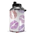 Skin Decal Wrap for 2017 RTIC One Gallon Jug Pink Purple Lips (Jug NOT INCLUDED) by WraptorSkinz