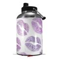 Skin Decal Wrap for 2017 RTIC One Gallon Jug Purple Lips (Jug NOT INCLUDED) by WraptorSkinz
