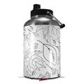 Skin Decal Wrap for 2017 RTIC One Gallon Jug Fall Black On White (Jug NOT INCLUDED) by WraptorSkinz