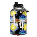 Skin Decal Wrap for 2017 RTIC One Gallon Jug Tropical Fish 01 Black (Jug NOT INCLUDED) by WraptorSkinz