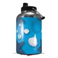 Skin Decal Wrap for 2017 RTIC One Gallon Jug Starfish and Sea Shells Blue Medium (Jug NOT INCLUDED) by WraptorSkinz