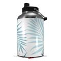 Skin Decal Wrap for 2017 RTIC One Gallon Jug Palms 02 Blue (Jug NOT INCLUDED) by WraptorSkinz