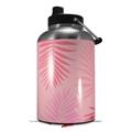Skin Decal Wrap for 2017 RTIC One Gallon Jug Palms 01 Pink On Pink (Jug NOT INCLUDED) by WraptorSkinz