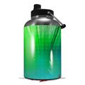 Skin Decal Wrap for 2017 RTIC One Gallon Jug Bent Light Greenish (Jug NOT INCLUDED) by WraptorSkinz