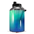 Skin Decal Wrap for 2017 RTIC One Gallon Jug Bent Light Seafoam Greenish (Jug NOT INCLUDED) by WraptorSkinz