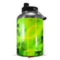 Skin Decal Wrap for 2017 RTIC One Gallon Jug Cubic Shards Green (Jug NOT INCLUDED) by WraptorSkinz